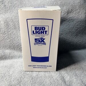 Bud Light Touchdown Glass New England Patriots Light Up Tumbler